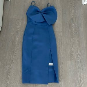 Modi asos design brand blue midi party dress. Size 6
